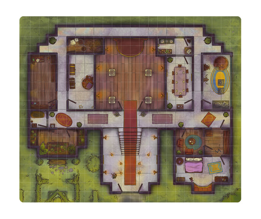 Wet Erase Game Map - Treacherous Manor