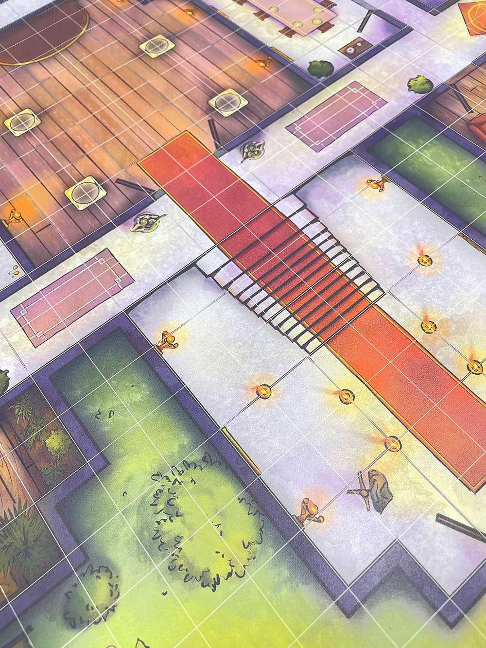 Wet Erase Game Map - Treacherous Manor