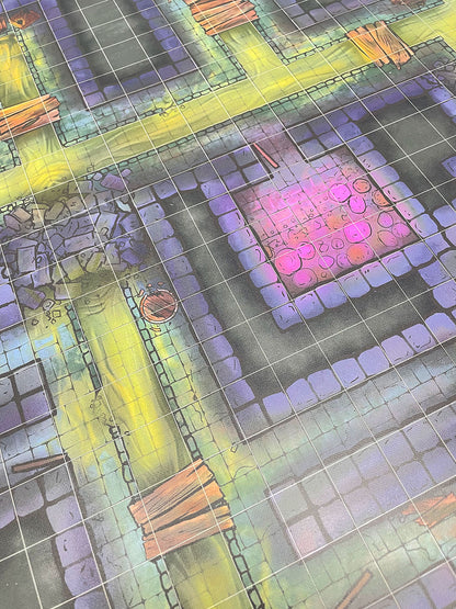 Wet Erase Game Map - The Gutter
