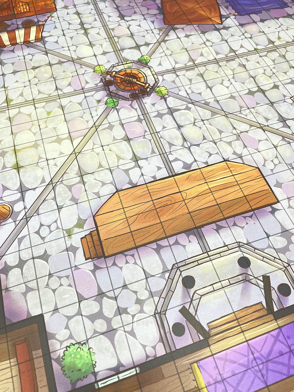 Wet Erase Game Map - Town Square